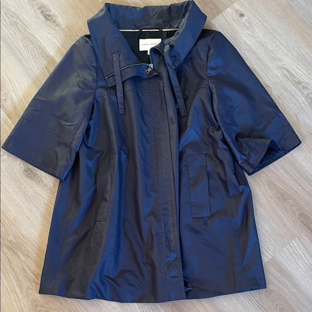 Banana Republic Navy Trench Coat